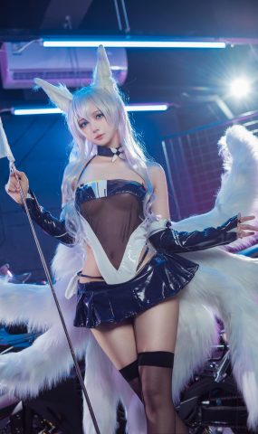 艾西aiwest – & 喜欢爱理吗 – 碧蓝航线 巴尔的摩&信浓 赛车女郎[46P]