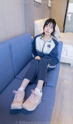 [BoBoSocks袜啵啵]NO.226 小甜豆-运动鞋、白棉袜、白丝[140P]