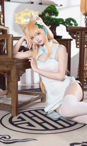 艾西aiwest – 蔚蓝档案 伊落玛丽旗袍[30P]
