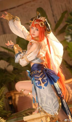 白莉爱吃巧克力 – 原理猪 原神-妮露[10P]