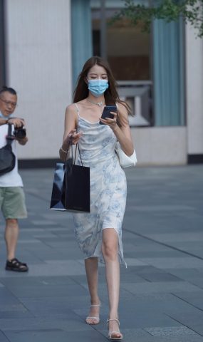 唯美街拍 NO.1139 吊帶長裙美女 [179P]