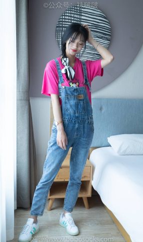 [BoBoSocks袜啵啵]NO.024 涵涵-板鞋、白棉袜、裸足[134P]