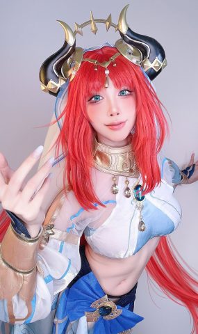 水淼aqua  – 原神 妮露[14P]