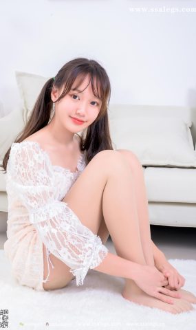 [SSA丝社]超清写真 NO.430 宝宝可爱少女的白色连衣裙(下)[124P]