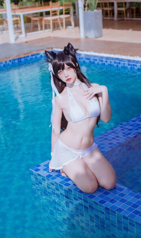 二佐Nisa 爱宕泳装[18P]