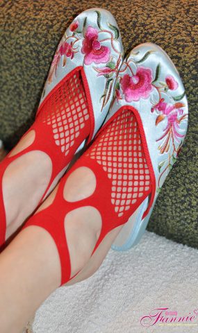 Fannie芬妮镁足园 No.020 暗香（大红船袜）[84P]