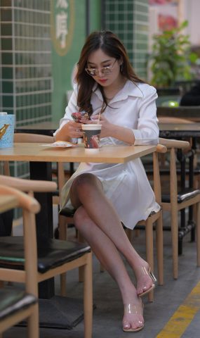 唯美街拍 NO.1100 白色短裙美女 （3）[84P]