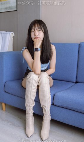 [BoBoSocks袜啵啵]NO.174 小甜豆-高跟长靴、白棉袜、裸足[178P]