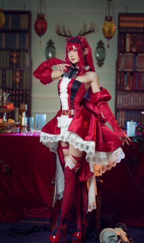 动漫博主阿包也是兔娘  FATE妖精骑士崔斯坦 [19P]