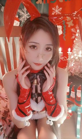 曉美媽  – 圣诞自拍[10P]