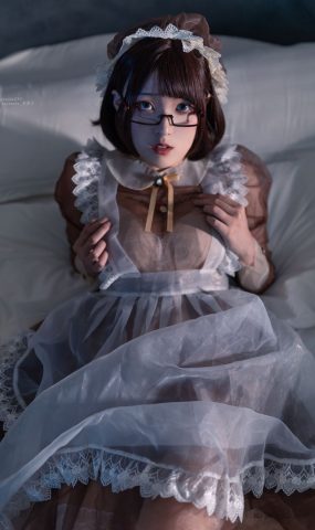 Natsuko夏夏子 – 透明女仆[44P]