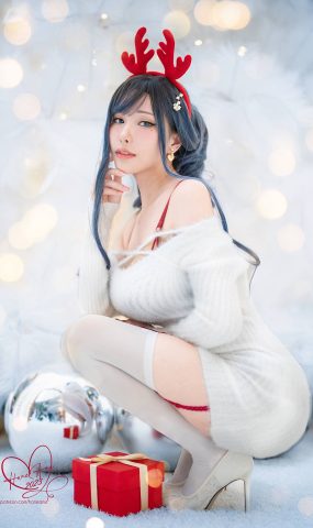 Hane Ame 雨波写真 – Original 2023 White Christmas Moose Onesan[31P]