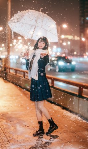 人气Coser@兔子Zzz不吃胡萝卜 雪夜[22P]