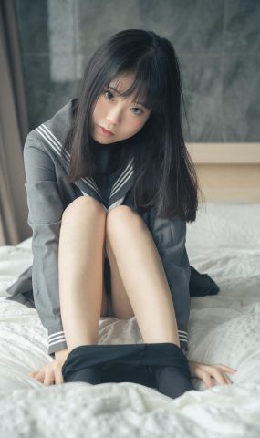 一只小栗奈  – 熊熊JK女友[97P]