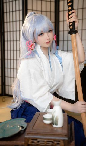 樱梨梨  绫华剑道服[31P]