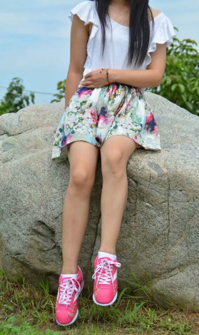 织梦行影@NO.035-第三十五期 户外粉色运动鞋棉袜每足（一）（棉袜）[97P]