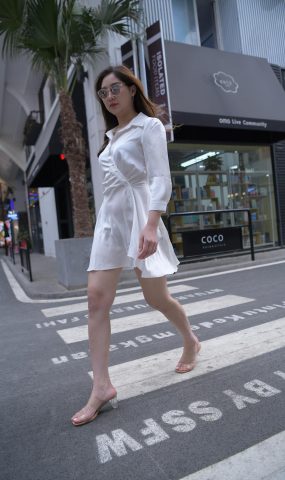 唯美街拍 NO.1100 白色短裙美女 （6）[68P]
