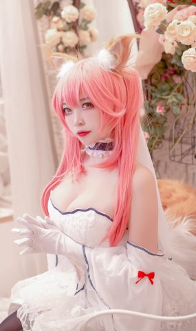 二佐Nisa – fate玉藻前婚纱[9P]