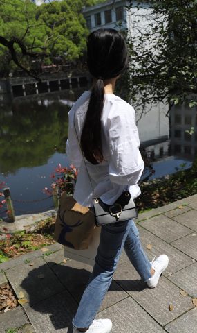 大西瓜爱牙膏-2020 01X活动 模特2（二） 牛仔裤短丝白鞋 (1) [96P]