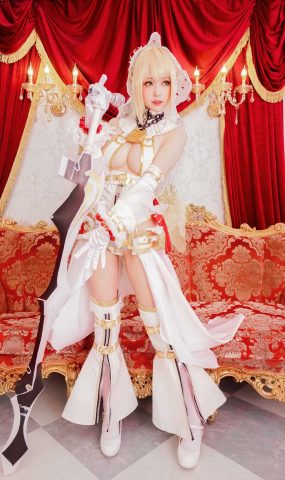 Ely_eee(ElyEE子) – 尼禄 婚纱[12P]