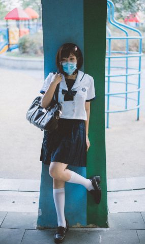 柒柒要乖哦 – 乐元JK[8P]