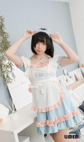 Limerence原创 NO.055 之之 女仆装扮柔嫩欧派与裸足 请主人享用[170P]