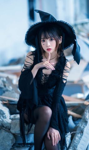 网荭Coser@疯猫ss 魔女[27P]