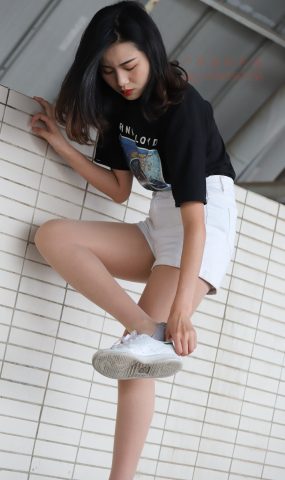 大西瓜爱牙膏-2018 7.8月活动 模特2（二） 贝壳头户外肉丝+船袜 (2)[115P]