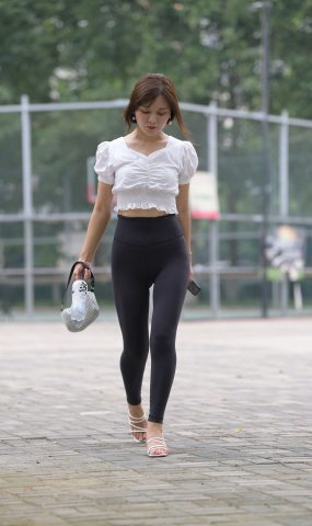 唯美街拍 NO.726 姓感黑色瑜伽裤（二） [98P]