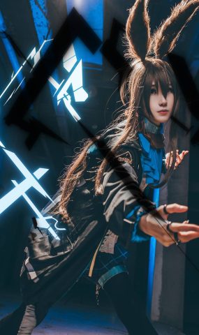 妖君白研 – 明日方舟COS美少女 COSER兽耳阿米娅[10P]