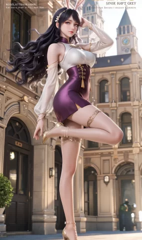 AI绘画 880 江楠楠-定制写真[9P]