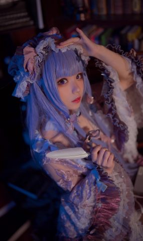 花柒Hana – 帕秋莉睡衣[13P]