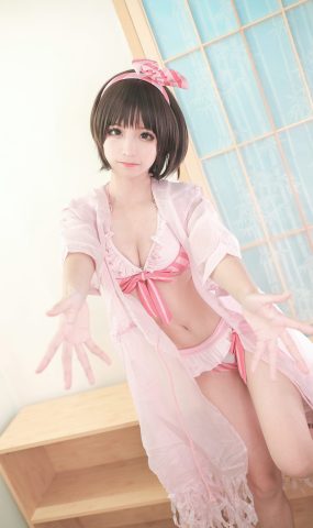 知名动漫博主@蠢沫沫 加藤惠泳装 在现浏览