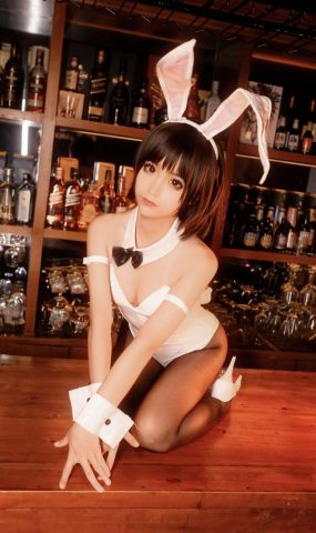 知名动漫博主@蠢沫沫 加藤惠兔女郎 在现浏览