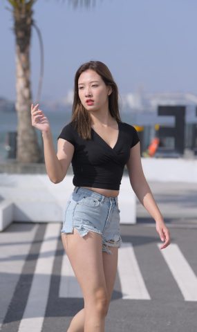 唯美街拍 NO.1102 牛仔热裤 (3) [76P]