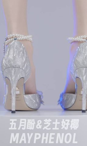 芝士好椰 – 是水晶花嫁高跟鞋呀！[21P]