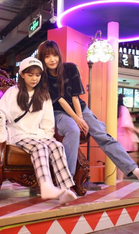 [织梦映像] NO.009 商场双姝-鸳鸯双宿蝶双飞 2 [124P]