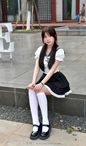 爱月下 NO.791 兔兔【林间甜妹】林间清风光影里，JK少女尽显元气娇俏[100P]