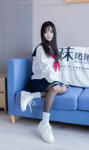 [BoBoSocks袜啵啵]NO.642 甜甜圈-过膝靴、板鞋、白棉袜、薄黑丝[152P]