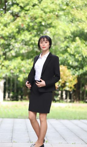 大西瓜爱牙膏-2018 4月活动 模特2（二） 职业装薄灰 [100P]