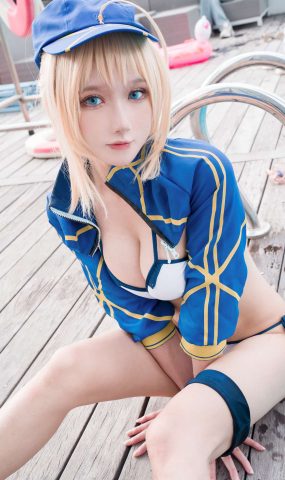 阿包也是兔娘 – 冲田总司泳装[25P]