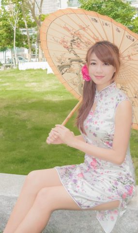 唯美街拍 NO.418 小紫 短旗袍絲襪高跟美腿 [77P]