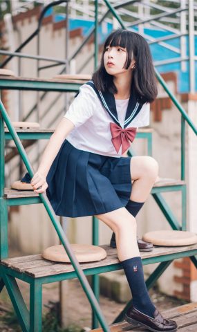 [喵糖映画]VOL.397 课室XUE妹[22P]