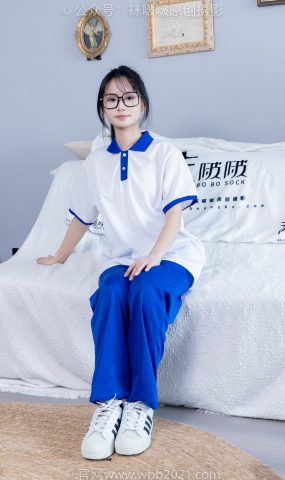 [BoBoSocks袜啵啵]NO.351 甜甜圈-板鞋、白棉袜、肉丝、校服裤里丝[150P]