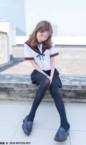 [喵糖映画]VOL.322 天台少女[46P]