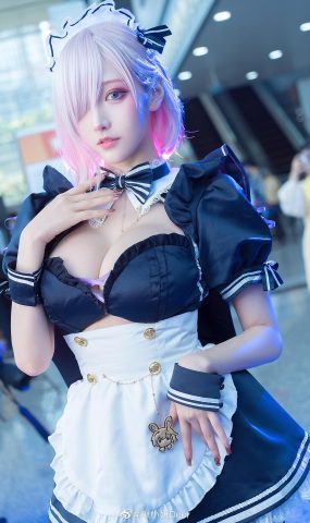 啾小研  – 玛修女仆[11P]