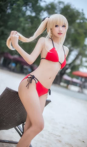 鬼畜瑶在不在w  – 水着[15P]