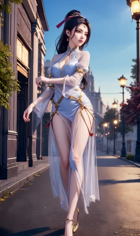 AI绘画 1100 斗破苍穹-夭夜[41P]