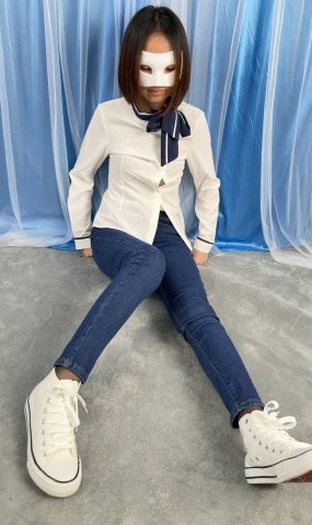 三禾摄影 NO.024 牛仔裤里丝 帆布鞋 高跟[147P]