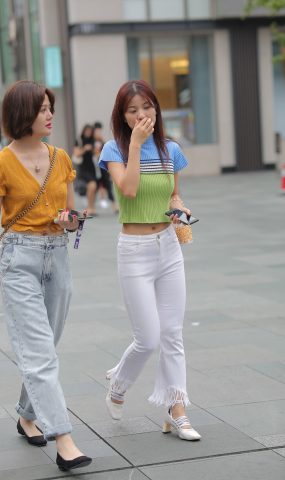 精选街拍作品 NO.1752 凯恩街拍作品 – 白裤[32P]